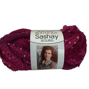 Red Heart Boutique Sashay Sequins Phlox 3.5 oz 20 yards Acrylic Polyester